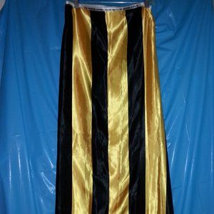 FABRIC Yellow/black Stripe DAVID TEXTILE Collection 2.12" Y long  x 1.10" Y WIDE